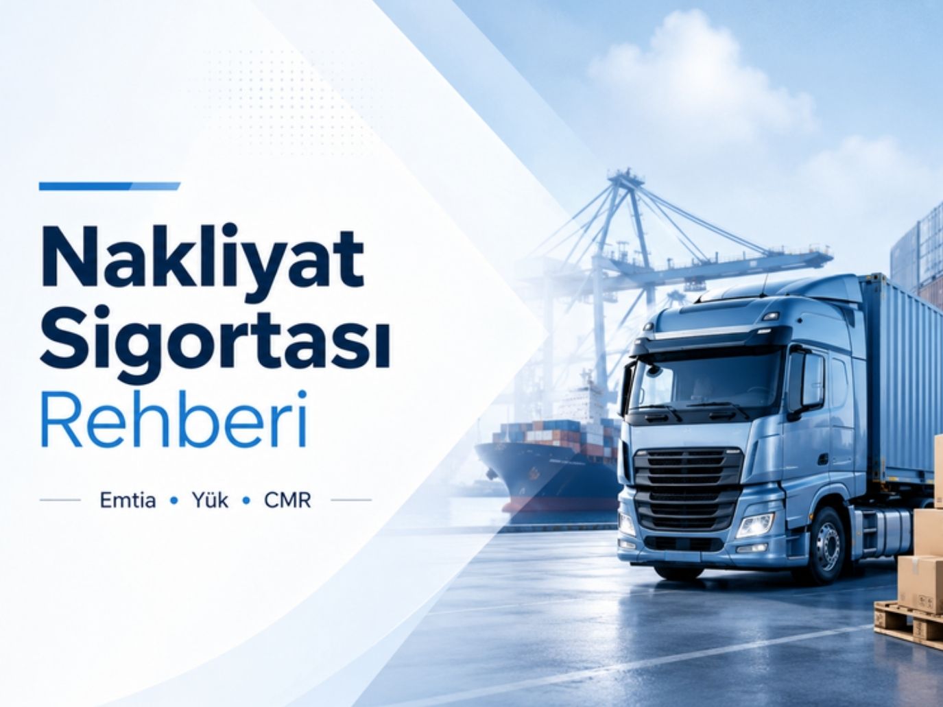 Nakliyat Sigortası Nedir 2026 Güncel Rehber  Emtia, Yük, CMR ve Taşıma Sigortası Fiyatları